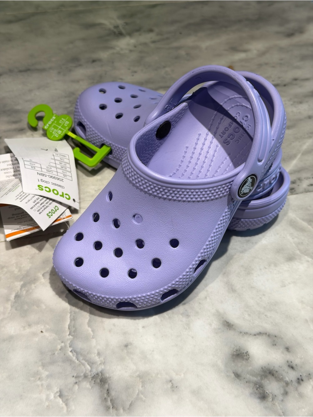CROCS Kids Classic Clog in Lavender Purple